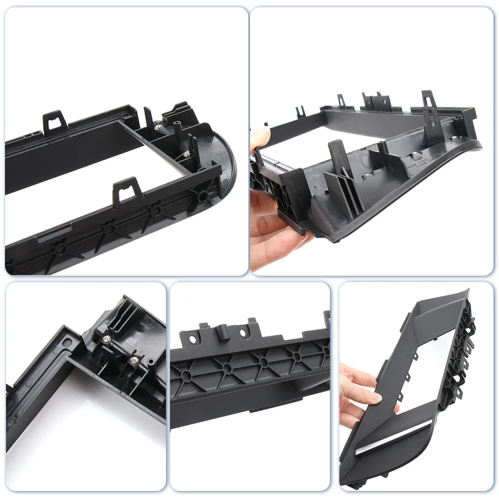 LCD Display Screen Decorative Frame For BMW 5 Series F10 F18 After July 2013 65509301374 Painted Piano Black Radio Frame