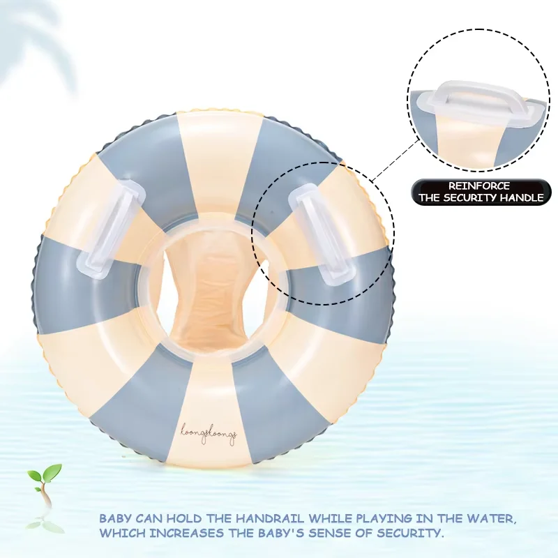 Anel de natação para bebês, assento de calça de segurança, flutuador de piscina para crianças pequenas com guarda-sol removível, piscina inflável para bebês, festa na piscina de verão