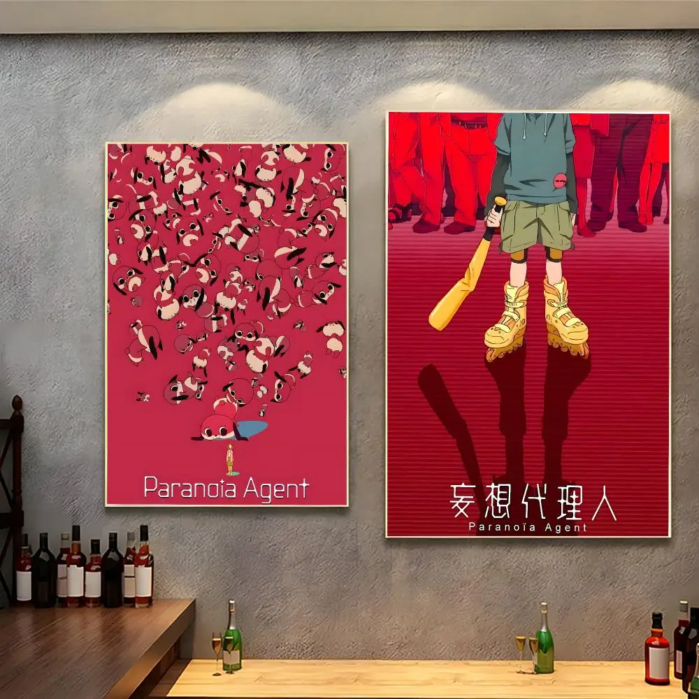Psychological Anime P-Paranoia Agent Poster Wall Art Decal for Bedroom Study Decor Gifts