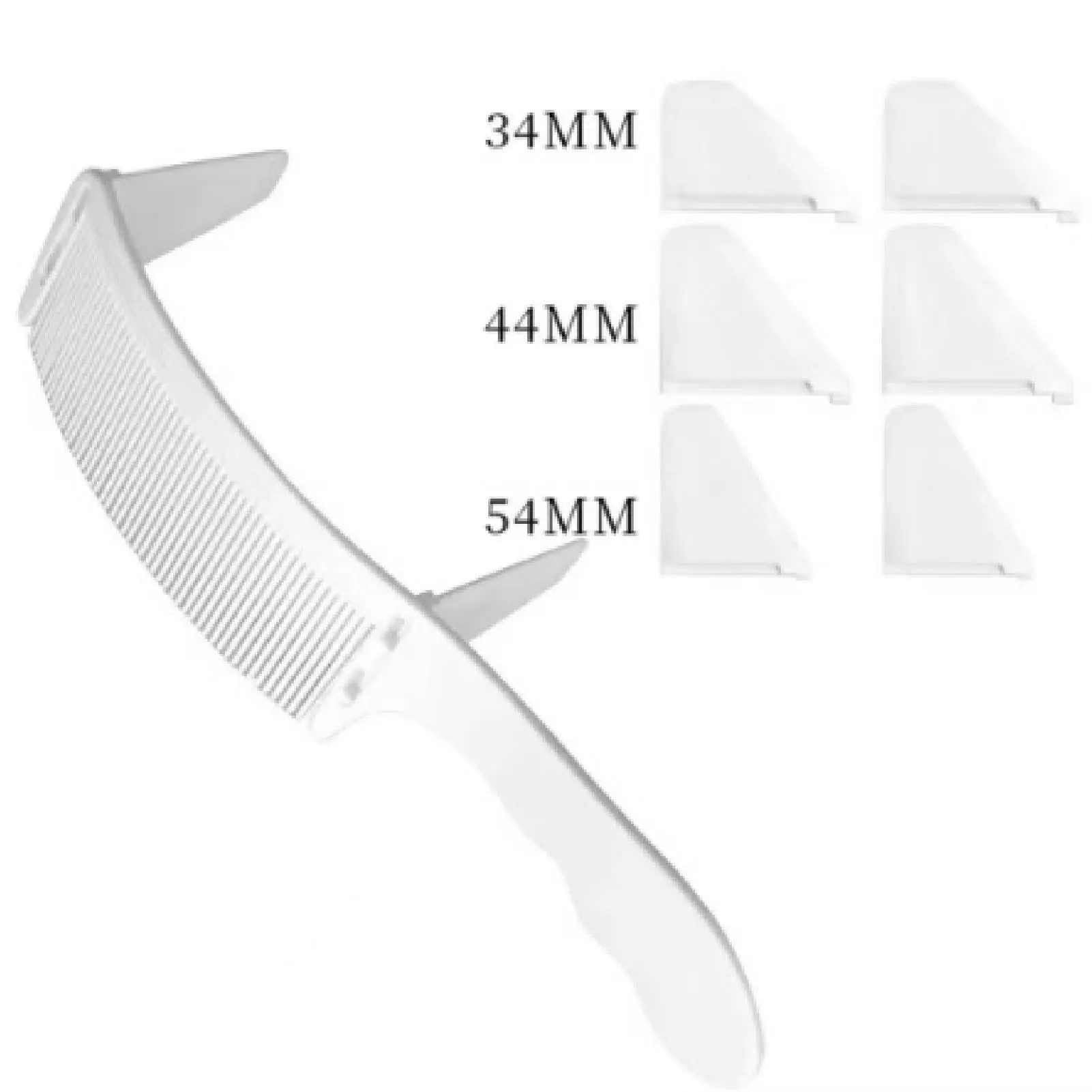 Professional Curved for hair Cutting Comb - Ergonomic S Arc Design, Durable & Wear-Resistant for Salons & Barbers