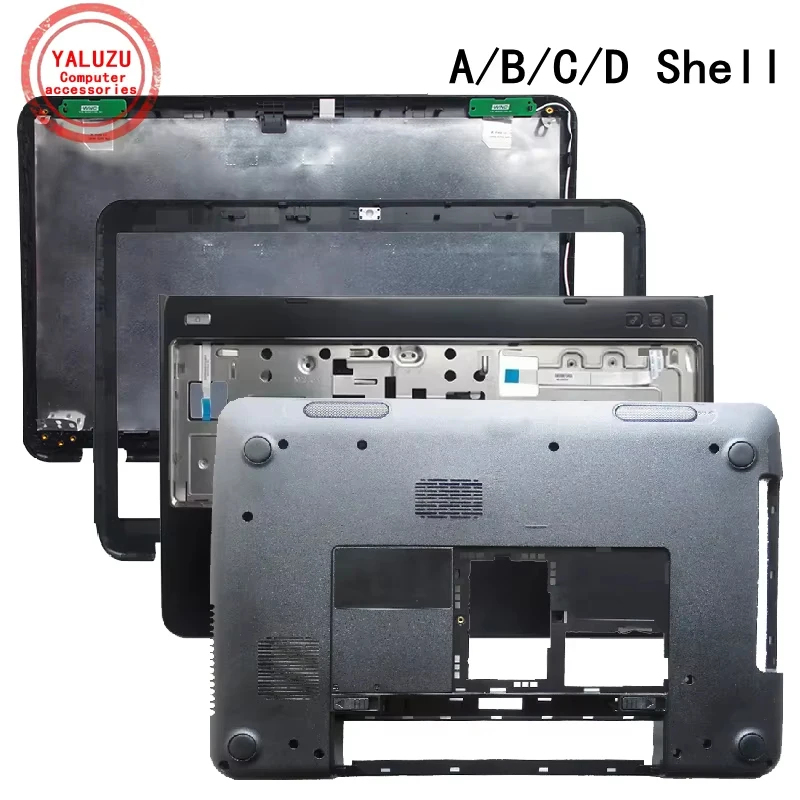 Laptop Shell For Dell Inspiron 15R N5110 M5110 M511R LCD Top Case/Bezel Cover/Palmrest Upper Case/Bottom Base Cover