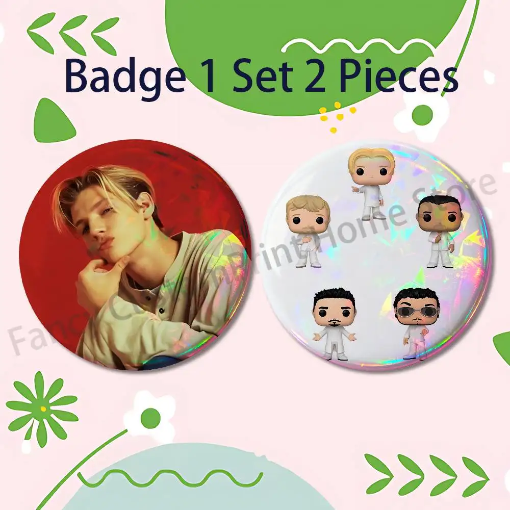 B-Backstreet B-Boys BSB 32mm 58mm 75mm 44mm 25mm Anime-Abzeichen Broschen DIY-Pins Dekorationen Geburtstagsgeschenke