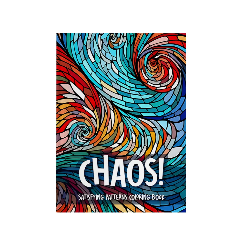 New Hot Selling A4 Complex Pattern Coloring Book Thickened Drawing Doodle Fill-in Book