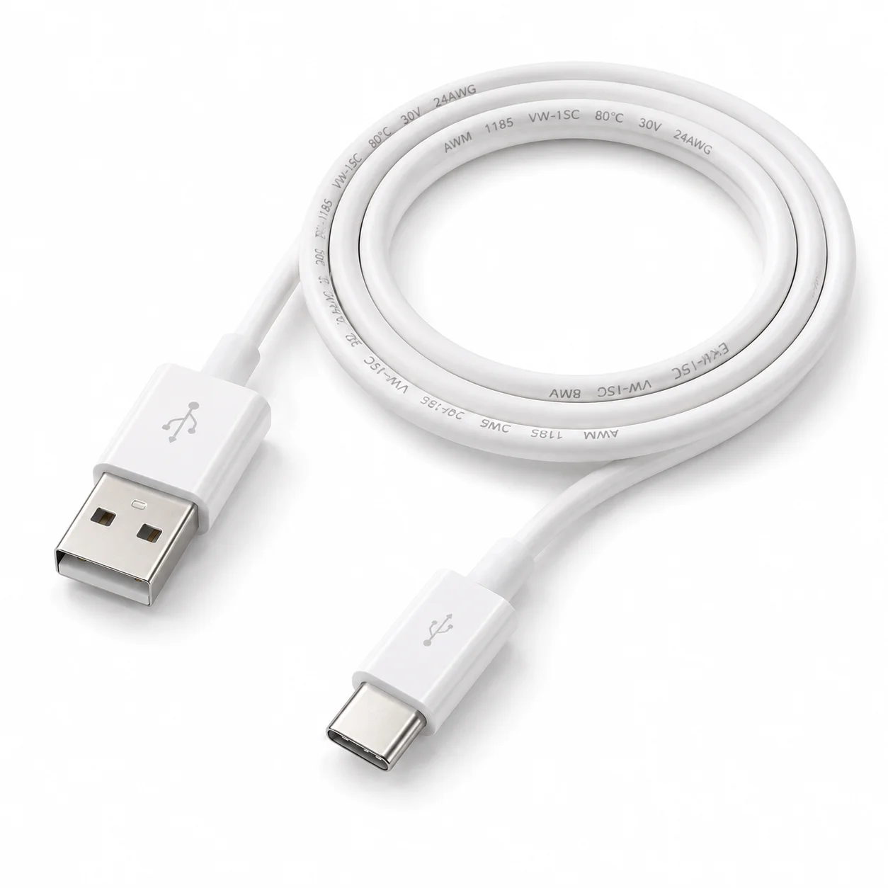 ZhonNa Micro USB Type-C Quick Charging Data Cable for Samsung Xiaomi Phones Professional Indicator Light Lamp Charging Accessory