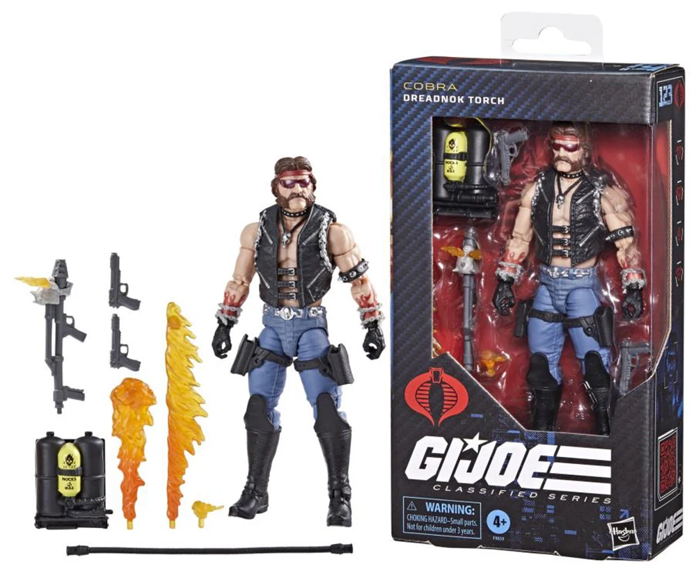 In Stock Original G.I. Joe Classified Series #123 Dreadnok Torch Action Figures Birthday Gifts Collectible Model Toys