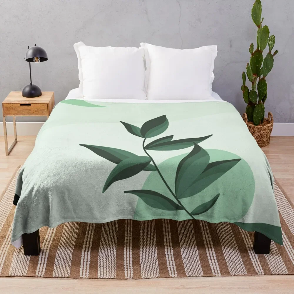 

Green Plants Desert Design Throw Blanket warm winter Sofas For Baby Soft Blankets