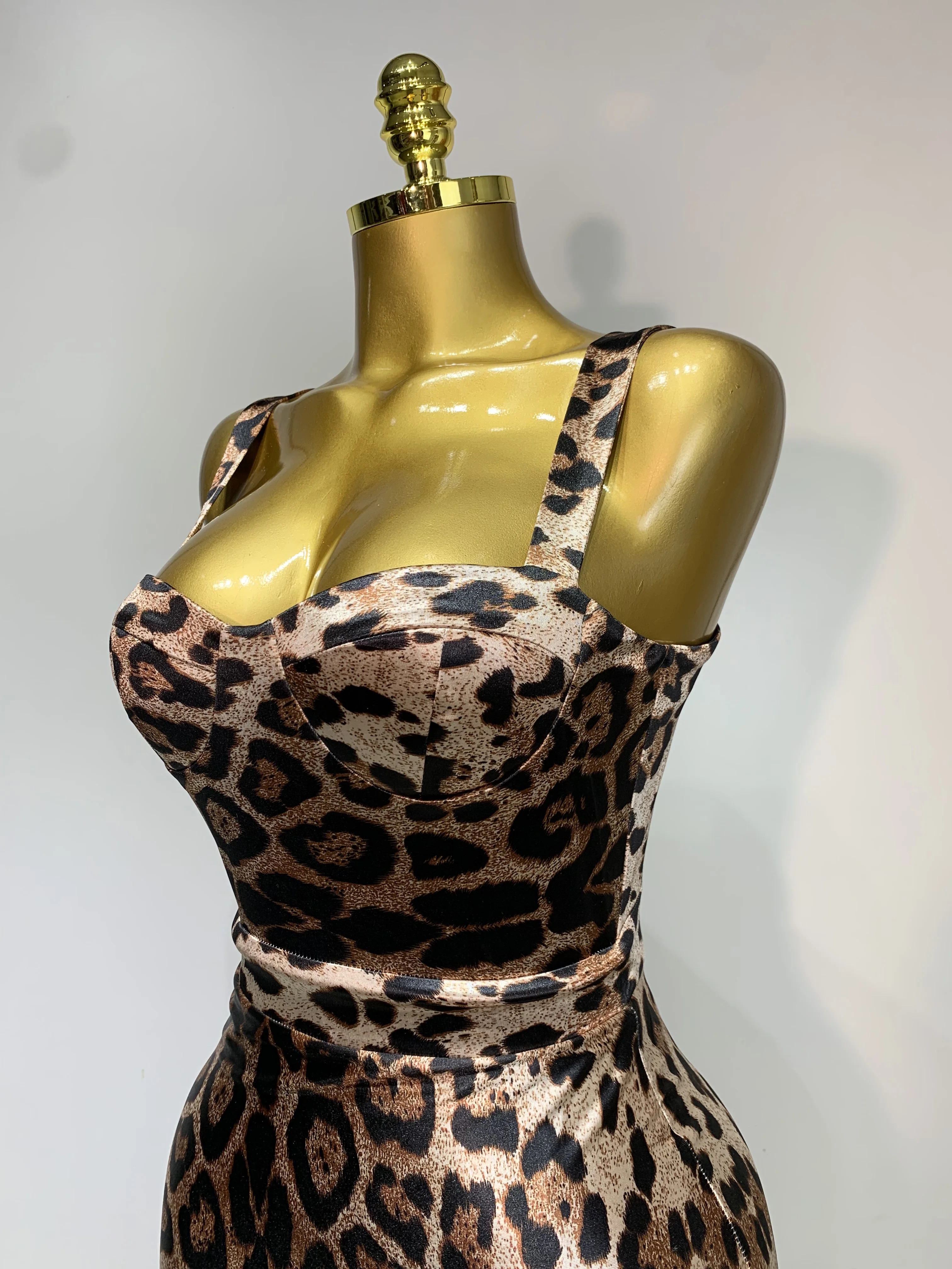 Women Sexy Leopard Print Sleeveless Bodycon Dresses 2025 Celebrity Elegant  Evening Club Party Luxury Birthday Guest Gowns - AliExpress 200000345