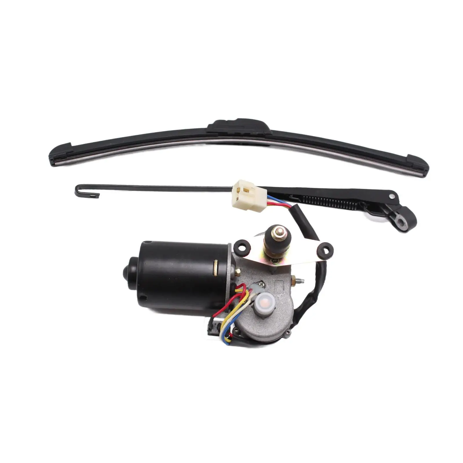 

Easy Install Automotive Windscreen Wiper Motor Kit with 16 Inch Rubber Blade for Fishing Boat UTV