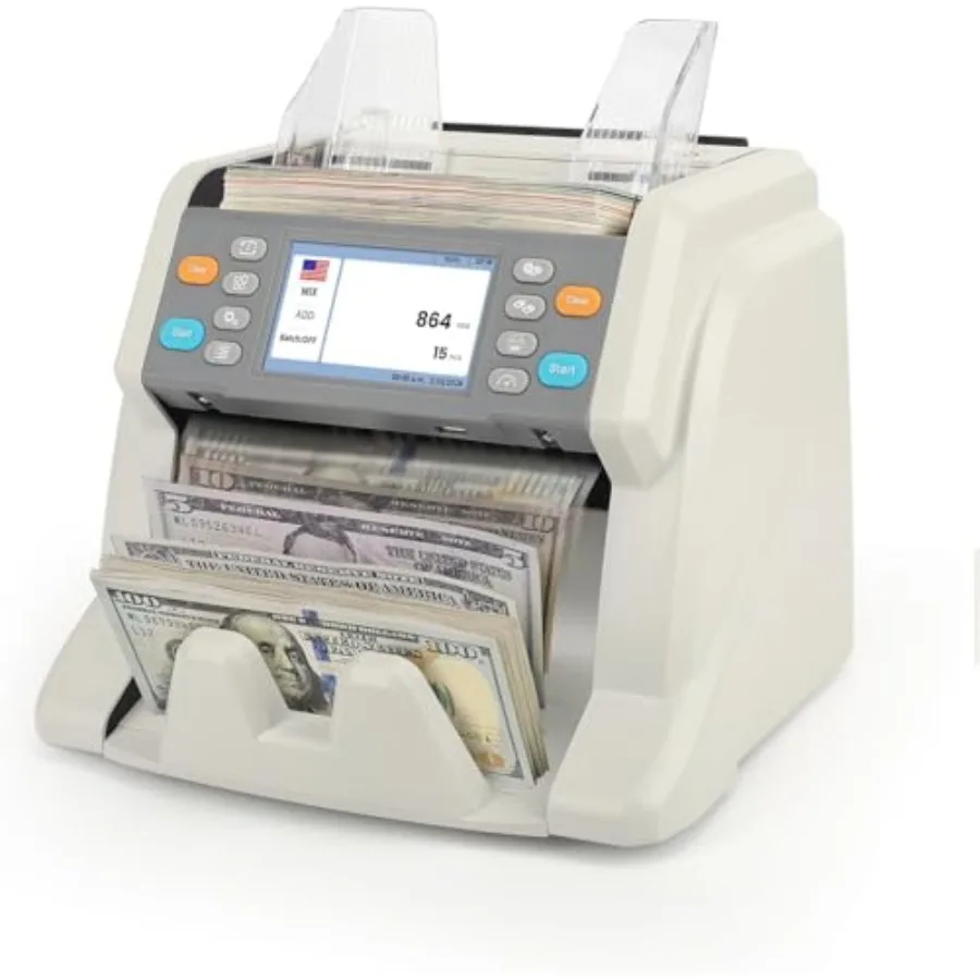 

Banking application, metal housing, black color, detects 2 CIS/UV/MG/MT/IR counterfeit features with serial number recording
