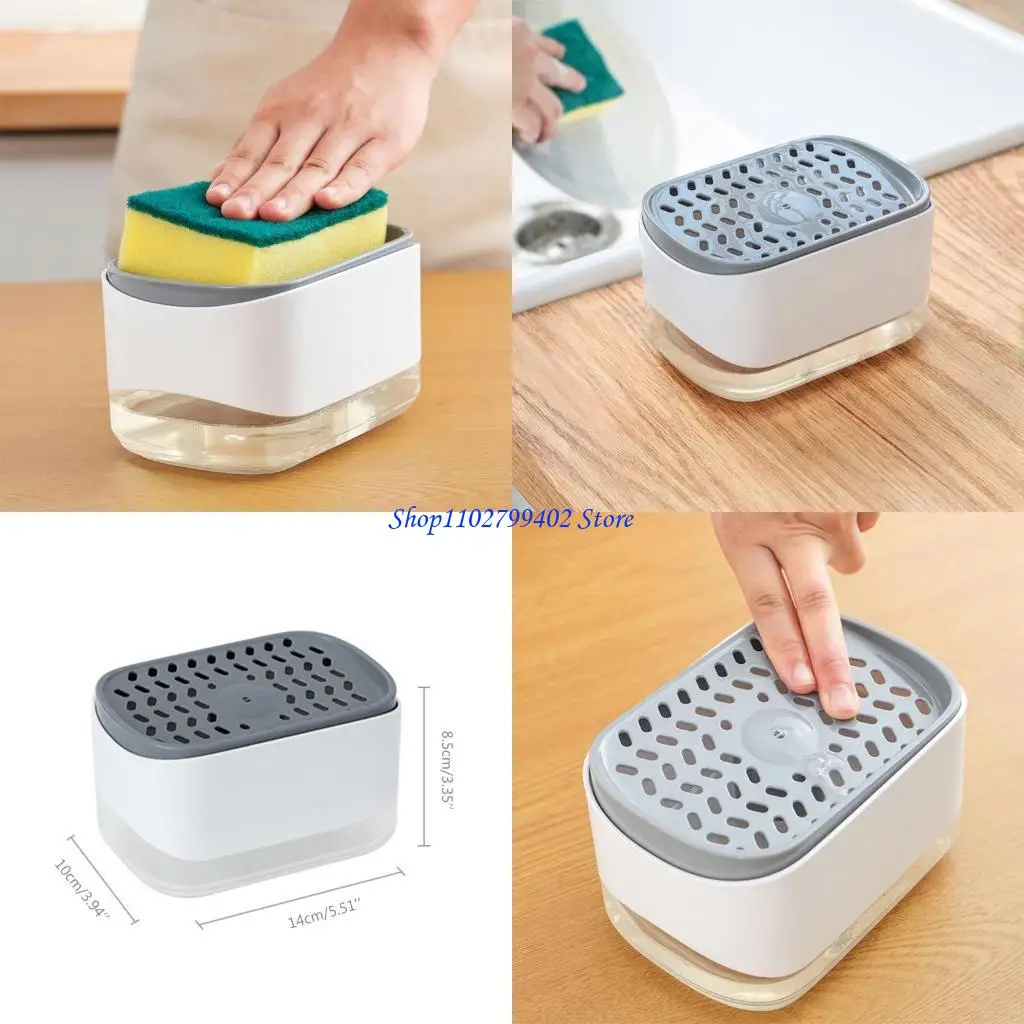 

547F Soap Dispenser Holder for Kitchen Sink Dishwashing Soap Dispensers 11.8 Ounces