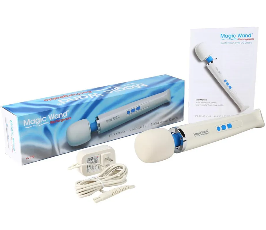 Cordless Massager Rechargeable Magic Wand Therapeutic Full Body Massager Therapeutic Muscle Aches Recovery Sex Toys for Women