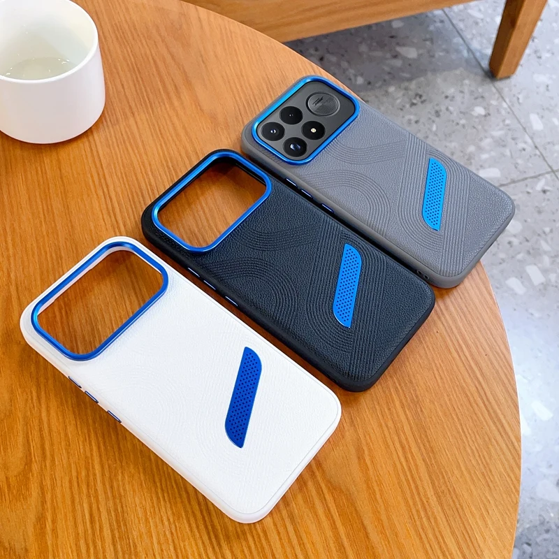 For XiaoMi POCO F9 Pro F9 Ultra Contrasting Lens Phone Case Protective PC Hard Shell Shockproof Line Back Cover