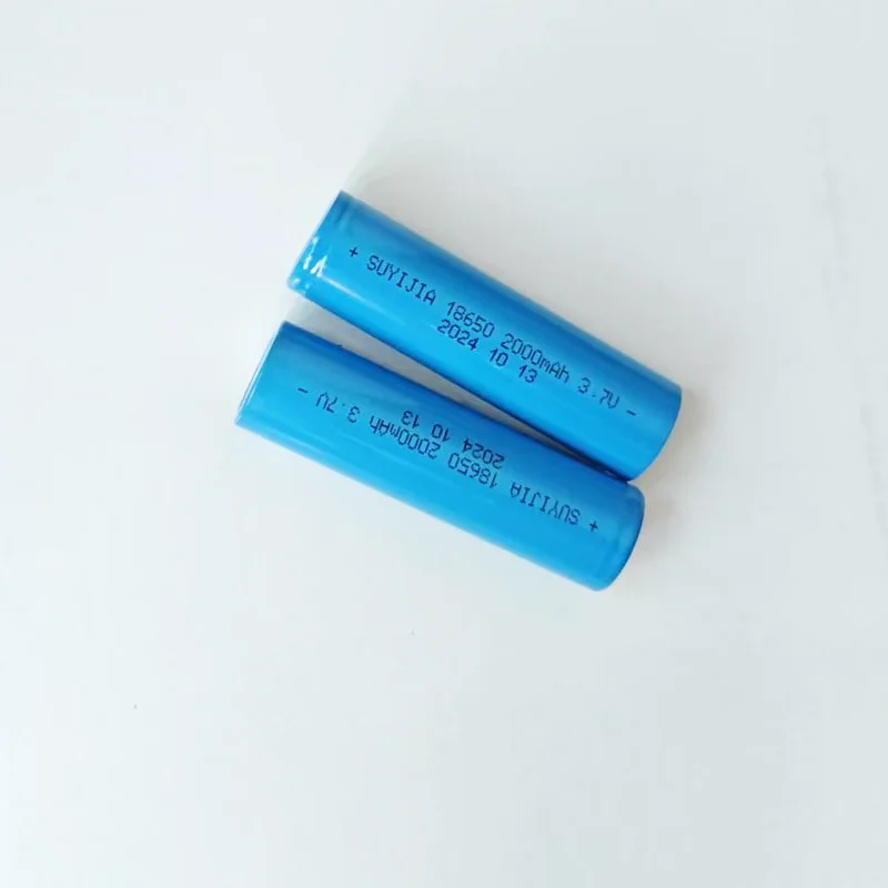 18650 Battery 3.7V 2000mAh Rechargeable Li-ion Battery for Solar Energy Storage Power Tools Flashlight Electric Vehicles