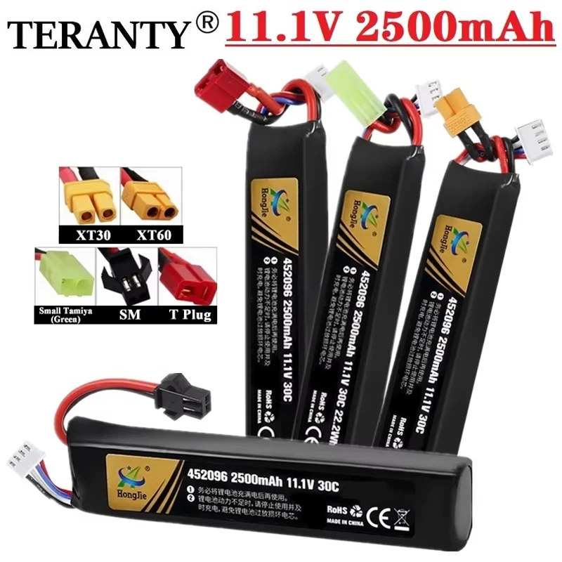Batería LiPo 11,1V 2500mAh 30C para pistola airsoft