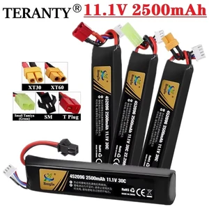Battery Lipo for Water Pistol, Airsoft BB Air Pistol, Electric Toys, Weapon Parts, 11.1v, 3S, 2500MAH, 30c, 452096 6 Main Sales Battery Lipo 3S - №2