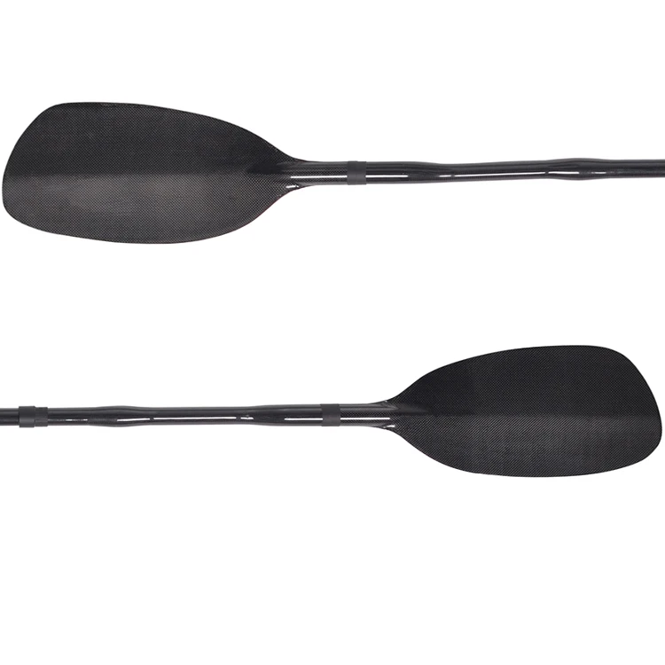 

Carbon Fiber White Water Kayak Paddle 2 Piece Straight Shaft Bent Shaft Whitewater Kayak Paddle With Bag