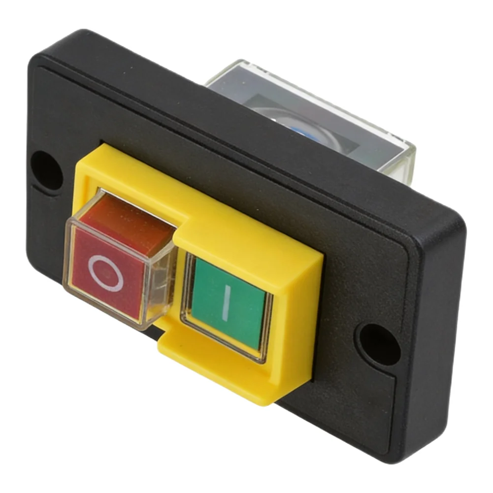 Panel Mount Electromagnetic Switch KJD6-3 250V~ 6(6)A with Mechanical Life Over 2 Million Cycles for Industrial Equipment Use