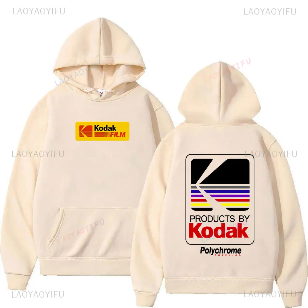 Fashion Kodak Men's Hoodie Harajuku Streetwear Men's Women's Sweatshirt Price Reduction New Kodak Hot Selling Hoodies