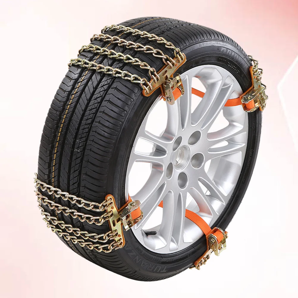 

4 Chains Balance Design Truck Car Wheels Tyre Tire Snow Ice Chains Belt Winter Anti-skid Vehicles SUV Wheel Chain Winter Strap (