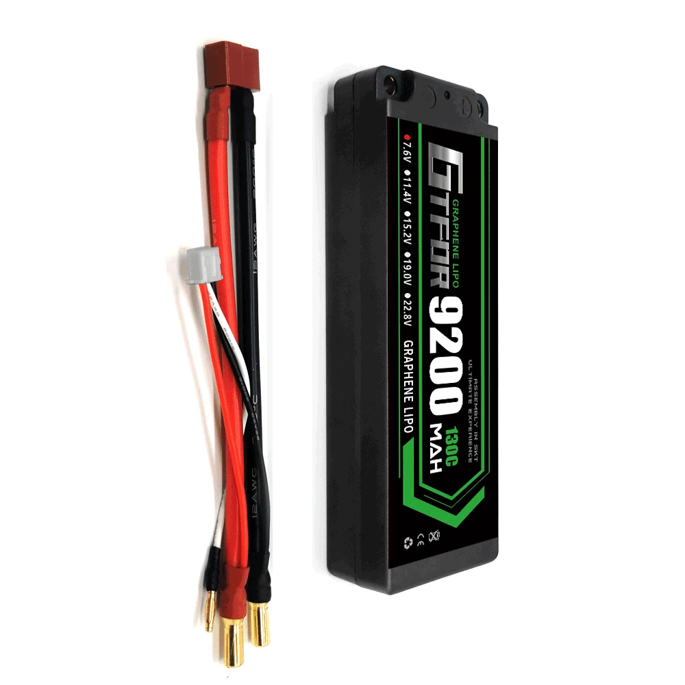 DXF 2s lipo high quality 9400mah 7.6v 140c battery with JR connector ideal lipo power source for RC cars nitro cars and servos