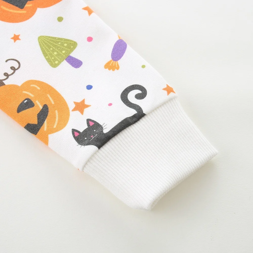 Jumping Meters 3-7T Kürbis Halloween Jungen Mädchen Sweatshirts Herbst Frühling Kinderkleidung Bestseller Sport Baby Shirts Tops – Detail 5