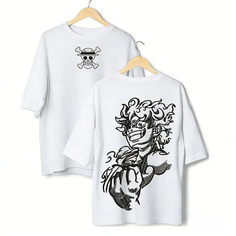 

Harajuku One Piece Anime Luffy Graphic T Shirt Men Women Short Sleeve Tee Summer 2026 Streetwear Cosplay Loose Casual Tops Y2k