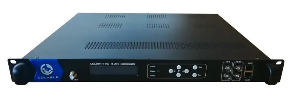 8 channels H 264 Video Encoding HD to RF Modulator DVB-C DVB-T ATSC ISDB-T COL5011H