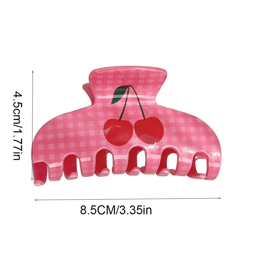 เชอร์รี่หวานปลาดาวผม Claw Ocean เรขาคณิตกรดอะซิติกคลิปผม Acetate อุปกรณ์เสริมผม Sea Star คว้าคลิปวันหยุด