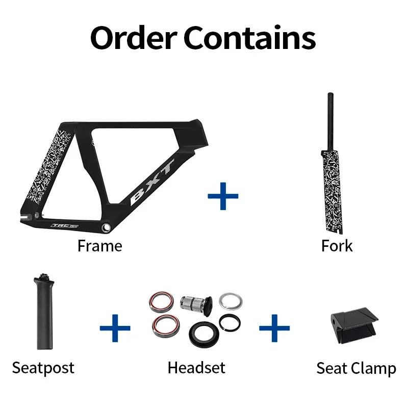 2025 New Exclusive Patent Full Carbon Track Frame Single Speed Carbon Track Bike Frames 700C Fixed Gear Bicycle Frameset - view 4