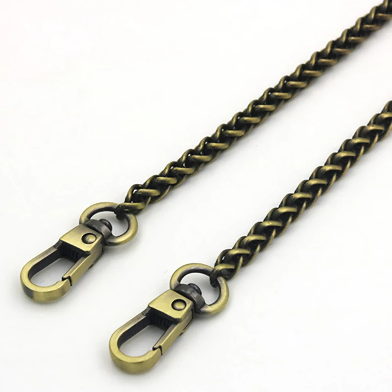 Steel Bag Chain 5mm Gold, Silver, Gun Black, Brushed Bronze Replacement Shoulder Crossbody Bag Chain Strap for Small Bag Clutch