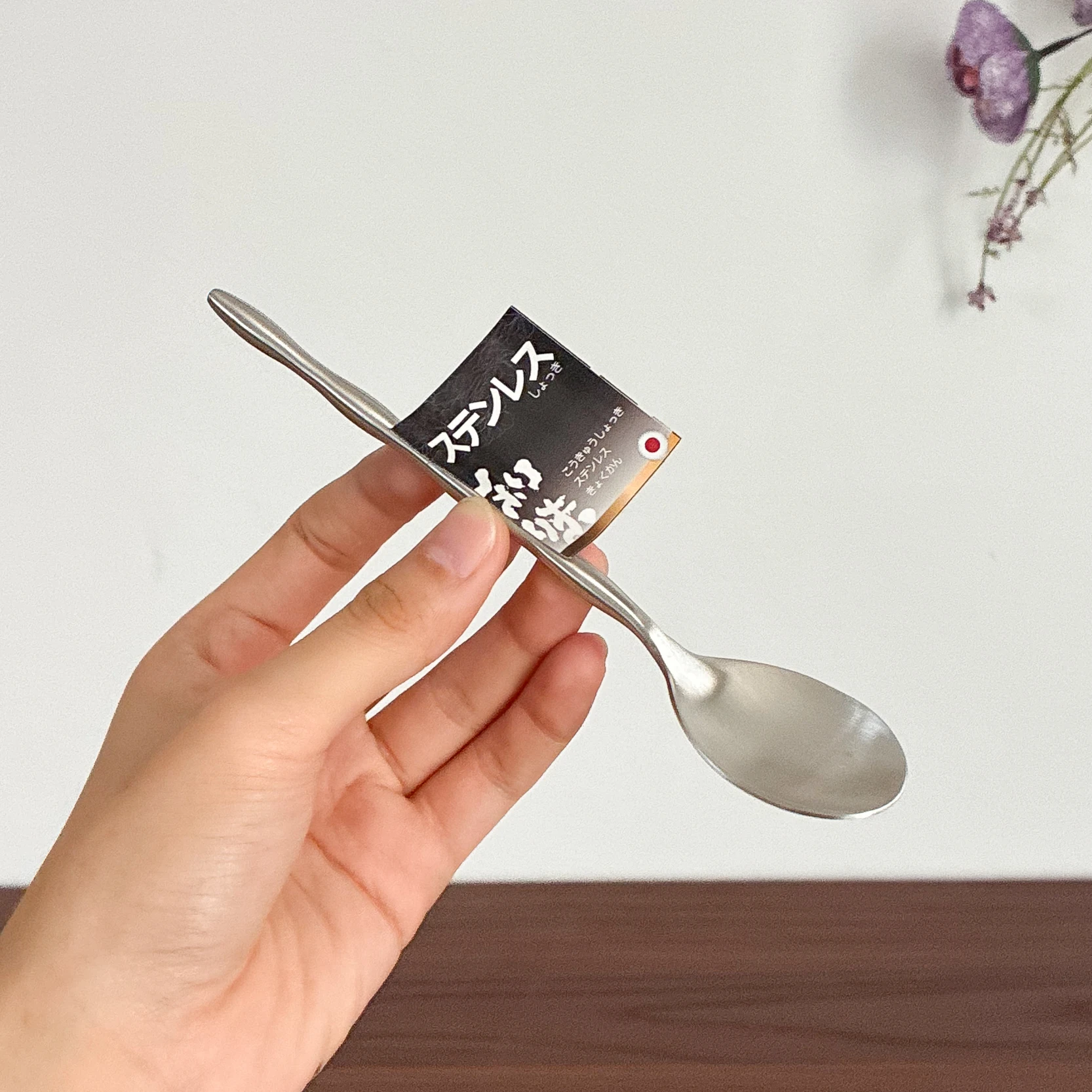 

304 Stainl Steel Coffee Stir Spoon Dert Spoon Ice Cr Cake Ins Sle Sanding High Aesthetic Value Dining Utensils