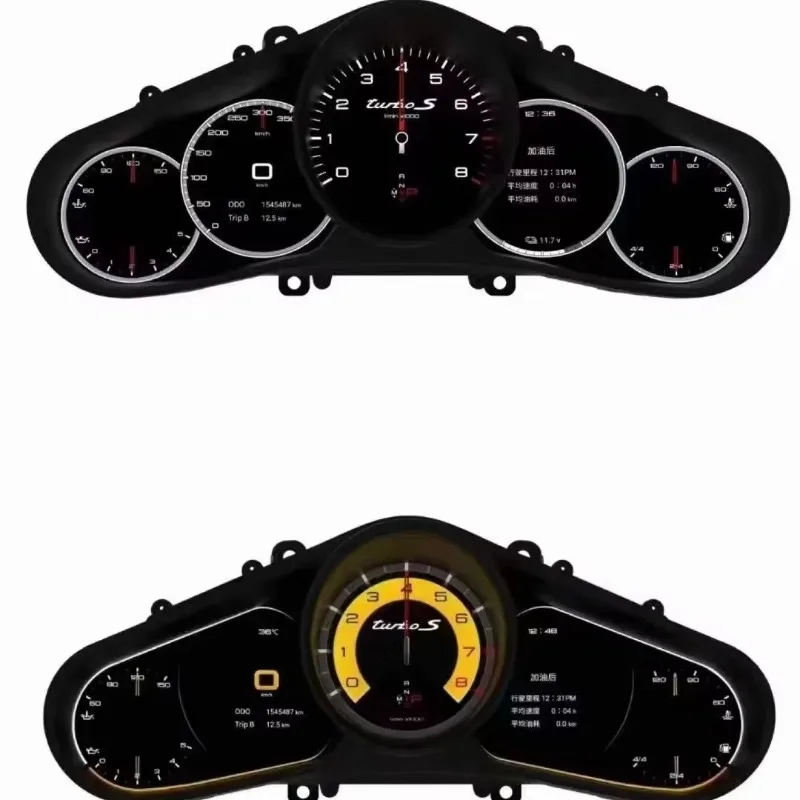 New LQ 12.3 Inch LCD Digital Cluster Instrument Panel Speedometer for Cayenne Panamera 2011-2017