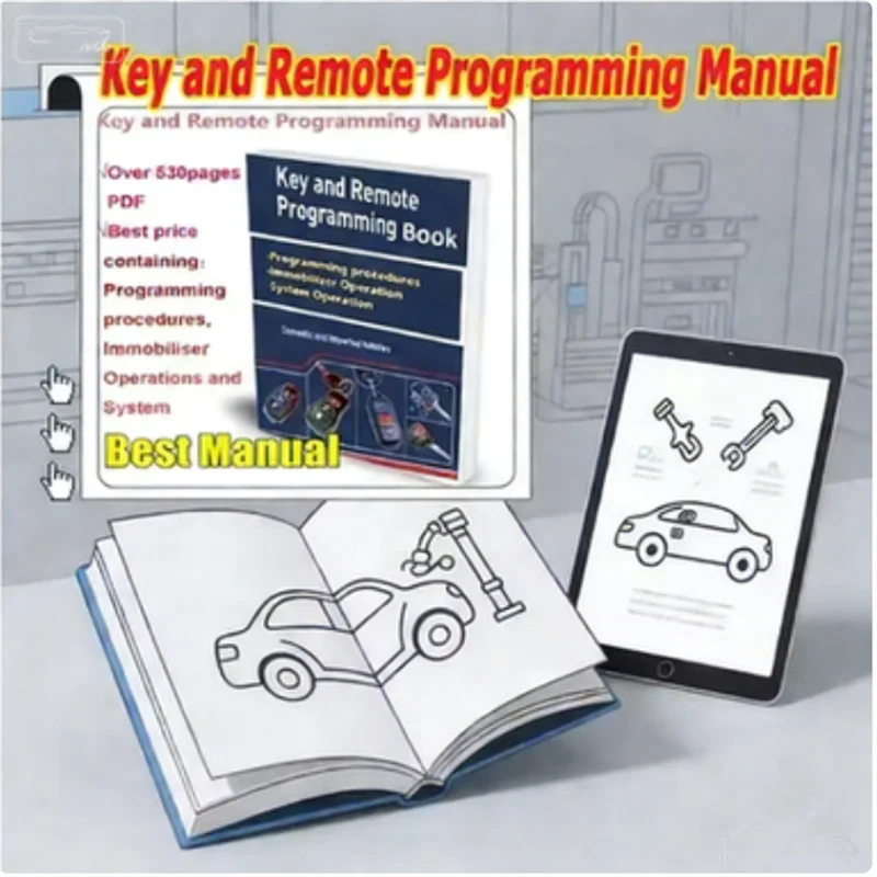 

Key and Remote Programming Manual Guide for All LockSmith Professionals Containing Program Immobiliser System Operations Repair