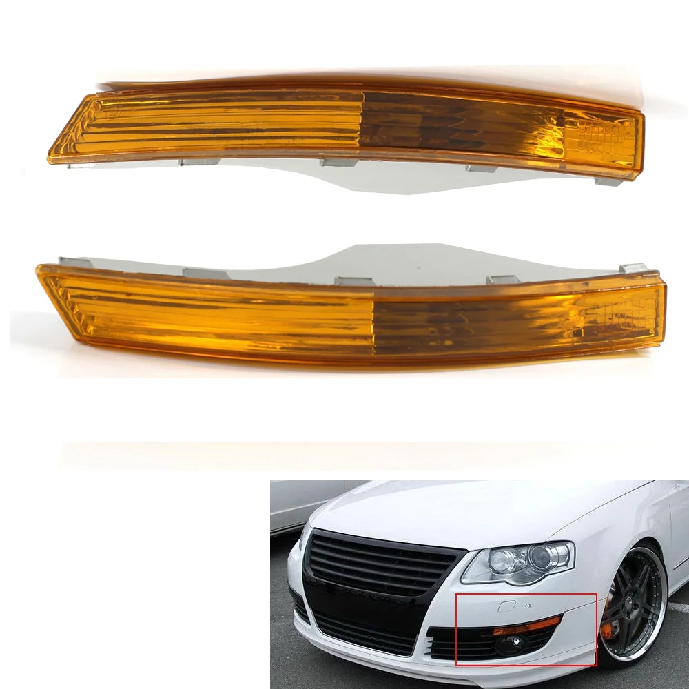 Front Turn Signal Lamp Shell Without Bulbs For Passat B6 Magotan 2006-2010