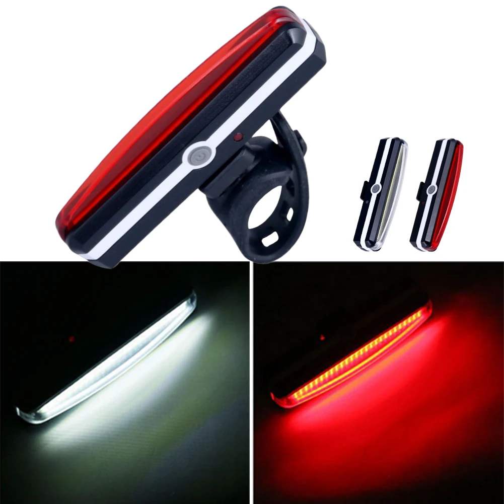 Bike Rear Light USB Rechargeable 26-COB LED Rear Light 6 Modes Mountain Road Bike Taillight MTB Safety Warning Bicycle Light