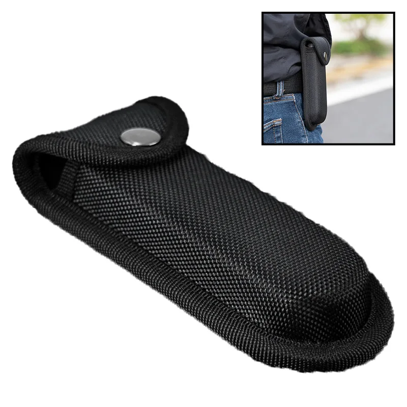 

Уличная складная кобура для ножа, нейлоновая петля для ремня, карман для хранения, держатель для фонарика, поясная сумка, комплект для кемпинга, инструменты