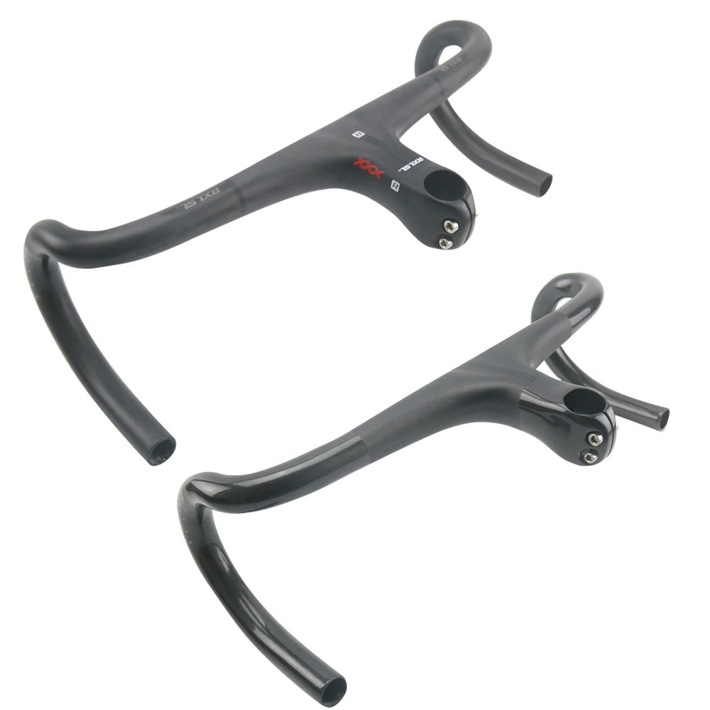 RXL SL Carbon Racing Bike Handlebar, Integrated Stem, UD Matte, Glossy, 400, 420/440, Road Bicycle Drop Handlebars, 1-1/8\