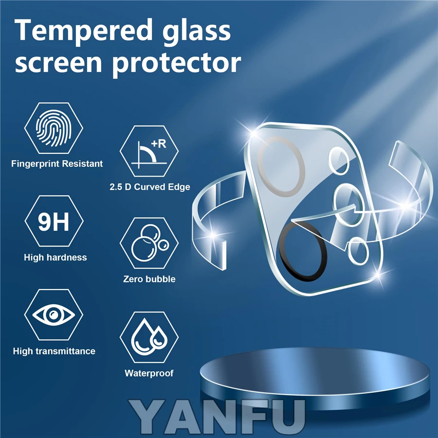 2pcs Tempered Glass Camera Lens Protector For ipad Pro 13 11 2024 Screen Protector For iPad Pro 11 12.9 Protective Film