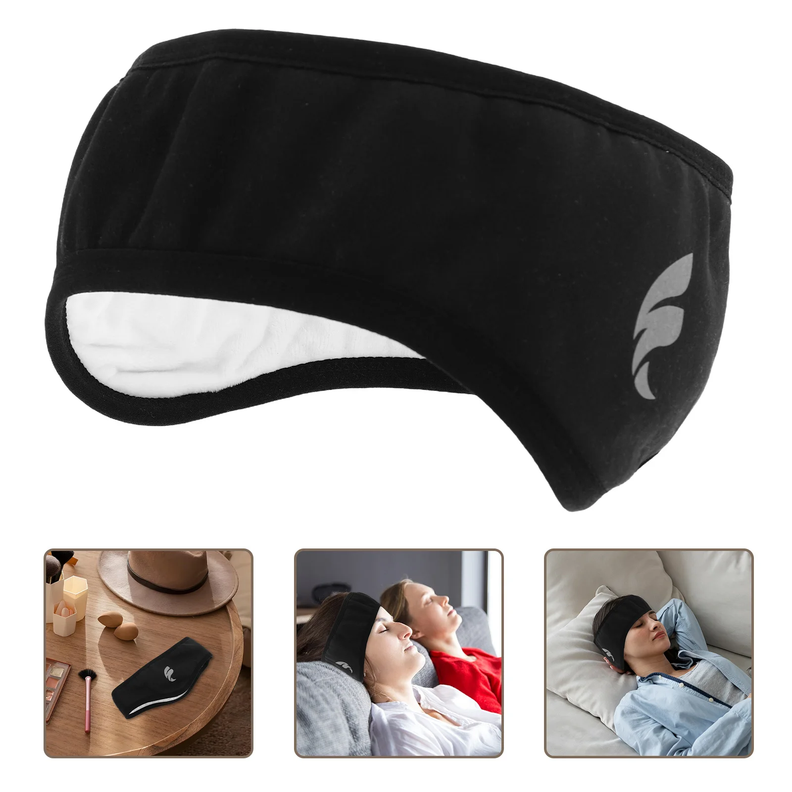 

Soft Noise Reduction Ear Muffs Headband Comfortable Sleep Eye Cover for Travel Study Relaxation Sleep Ear Muffs Headband