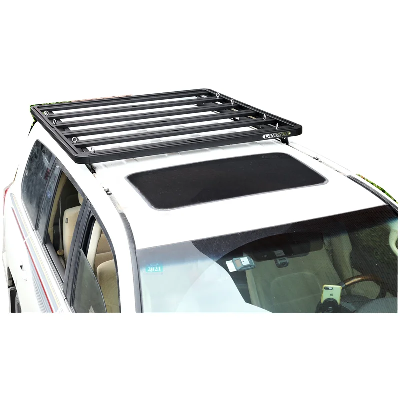 flat Aluminum Alloy luggage rack Roof Rack for TOYOTA LAND CRUISER 200