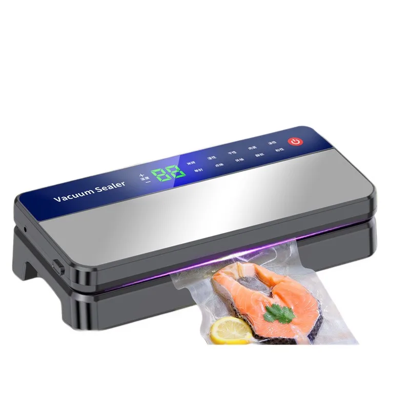 Portable Electric Vacuum Sealer for Home Use Plastic Bag Sealing Machine for Dry and Wet Food Preservation