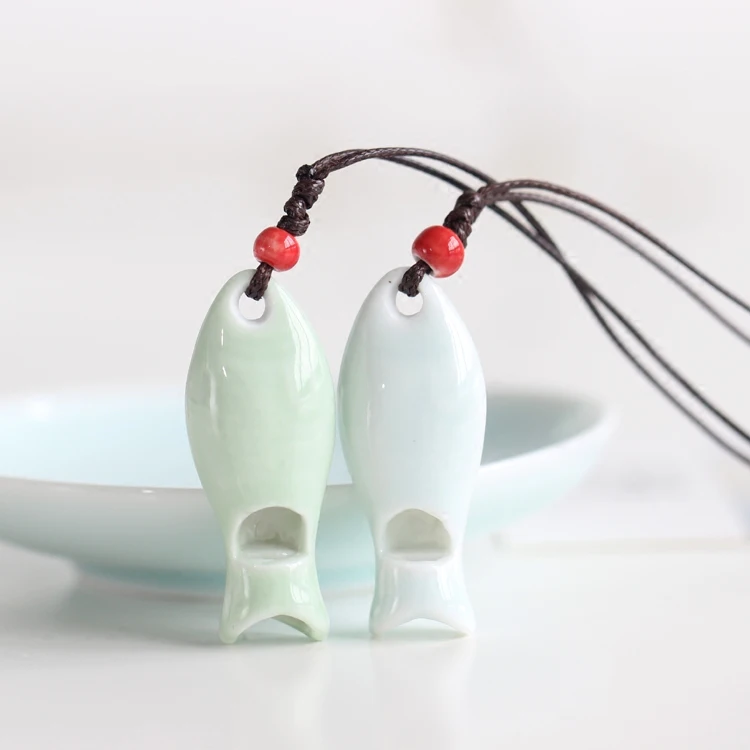 Whistle ceramic women\'s pendants wholesale for women ladies gift necklace retro accessory jewelry #5363