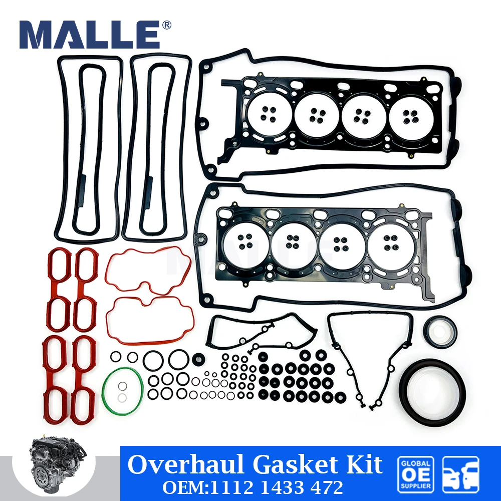 

Engine Full Overhaul Gasket Kit For BMW Land Rover Range Rover L322 4.4L V8 M62 M62B44 Car Accessories 11121433472 LVQ000020