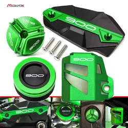 For KAWASAKI Z900 Z 900 2017-2024 Motorcycle accessories ebrake Fluid Cylinder Master Reservoir oil filler Cap guard