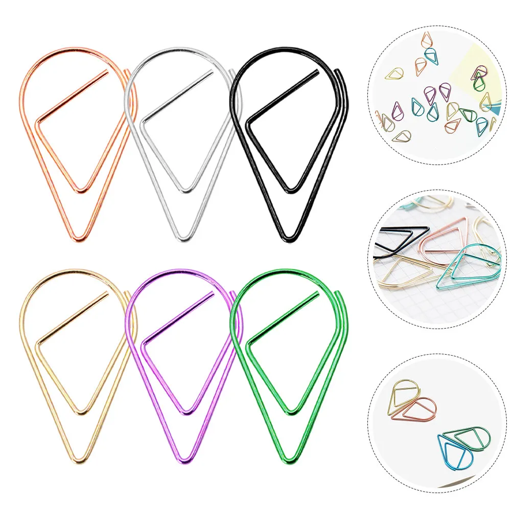 100-pecas-de-clipes-de-papel-em-formato-de-gota-d'Agua-clipes-metalicos-pequenos-criativos-para-escritorio-escola-marcadores-de-livros-Albuns-de-fotos-diy-cartoes-de-nome