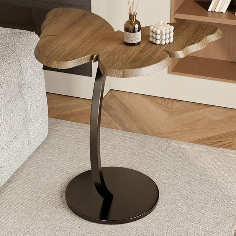 Butterfly Edge Small Coffee Table Mobile Living Room Sofa Side Cabinet Minimalist Bedroom Bedside Table Mesa Centro 짱구 테이블 밥상