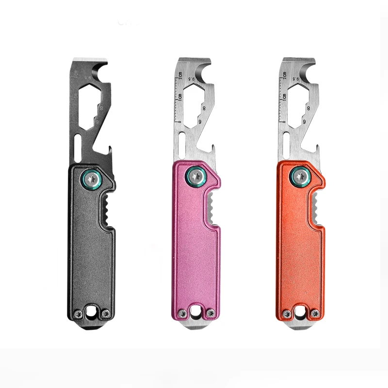 

Открытый портативный EDC Многофункциональный портативный гаечный ключ Pry Bar Складной комбинированный инструмент для открывания бутылок
