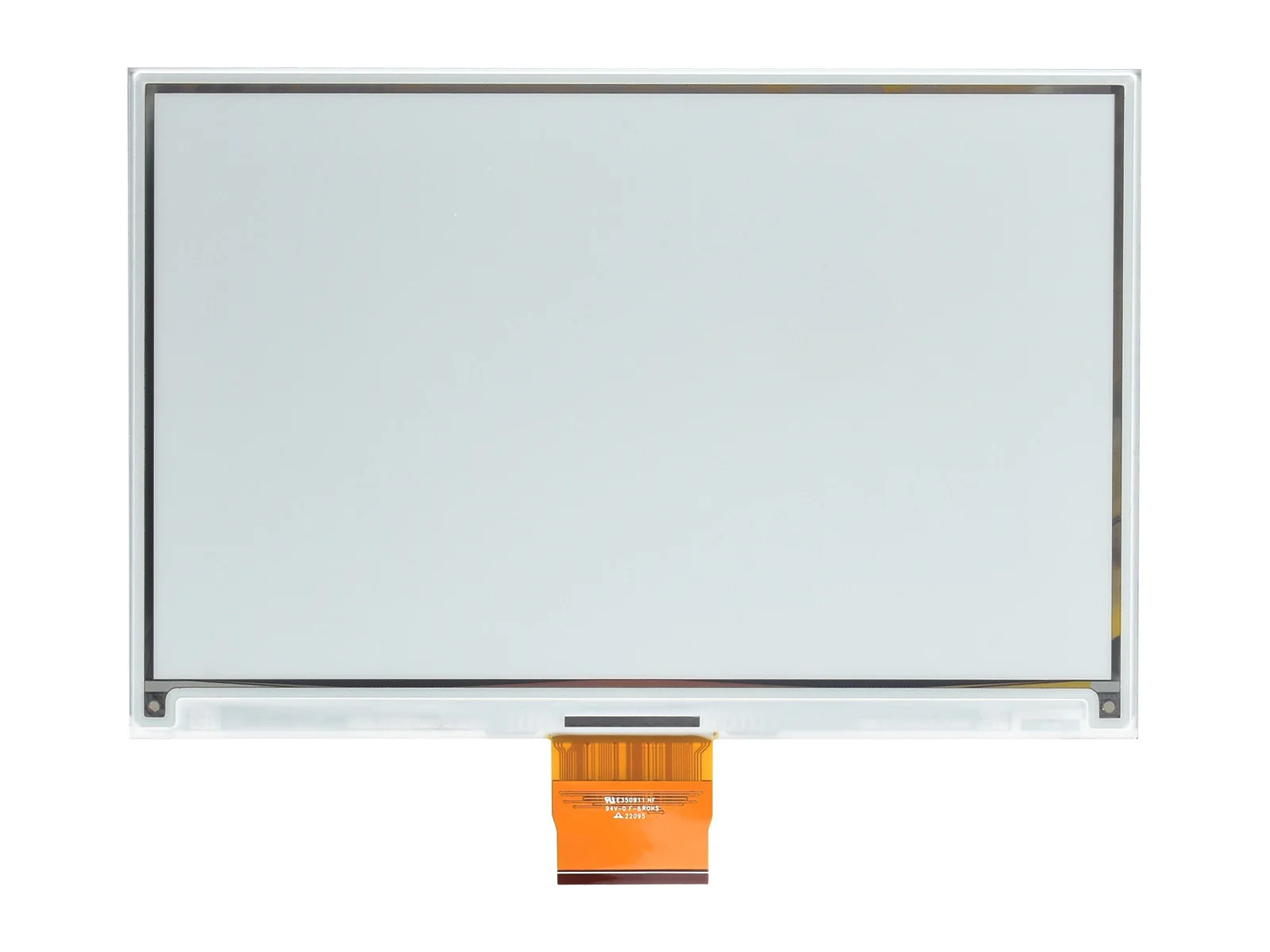 Papel eletrônico de 7,3 polegadas (G), display crudo de papel eletrônico (G), 800 × 480, interface SPI, amplo ângulo de visão, efeito tipo papel sem eletricidade