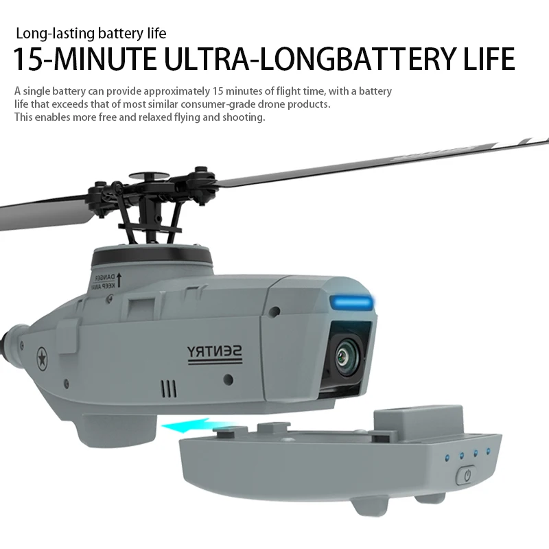 C127 C128 RC 헬리콥터 2.4G 6축 자이로 4채널 720P 카메라 고도 유지 광학 흐름 FPV RC 헬리콥터 장난감 VS C127 AI 브러시리스