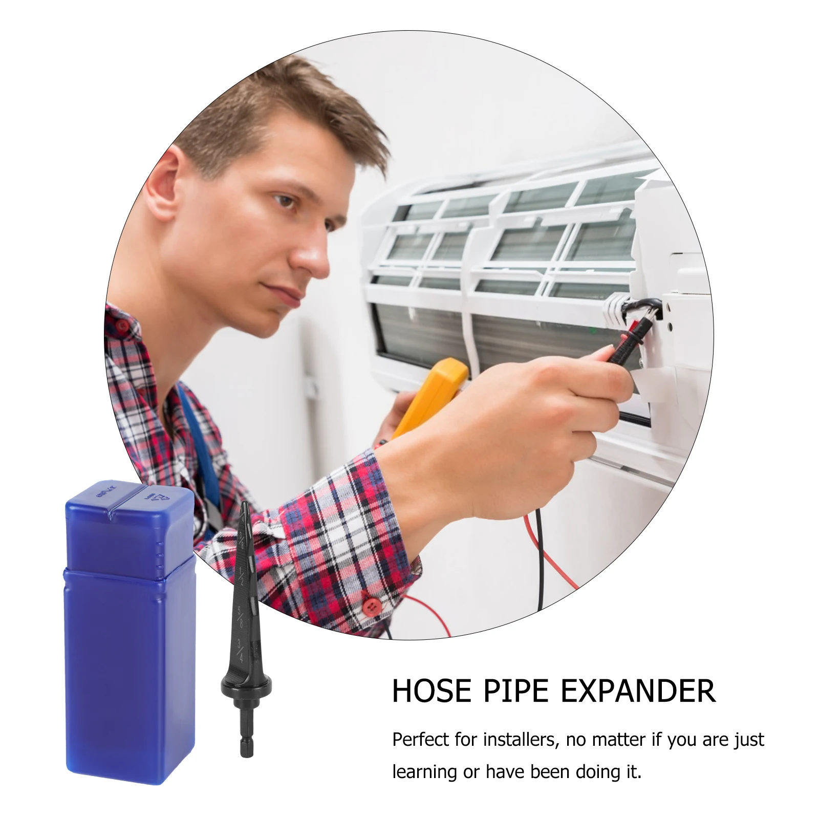 

5 in Pipe Electric Pipe Premium Metal High Temp Resistance HVAC Installation Swaging Flaring Tools